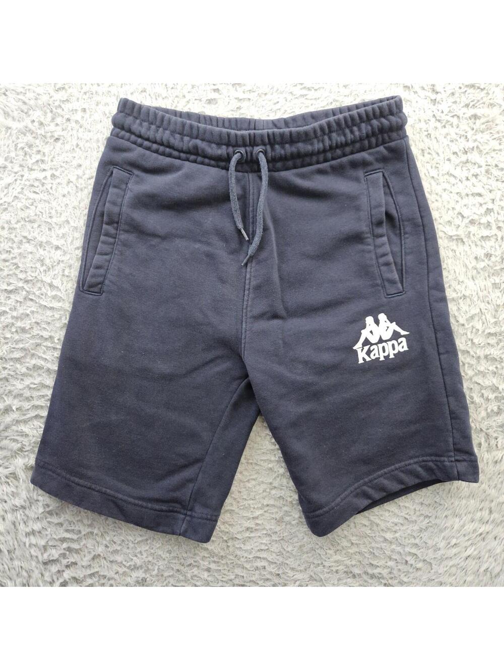 Kappa Shorts Men Small Blue Lounge Sweat Shorts Zip Pocket